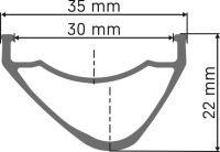 DT Swiss DT EX 1700 CLASSIC Laufrad 29" CL 30 148/12 MS DEG 72 DF