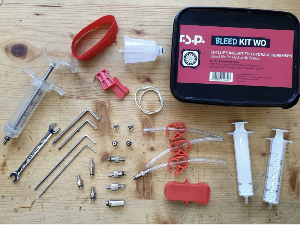 r.s.p. - supreme bike care Brake Bleed Kits Workshop Kit