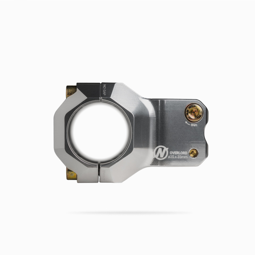 North Shore Billet Overlord 35 AM Stem 35mm / Silver