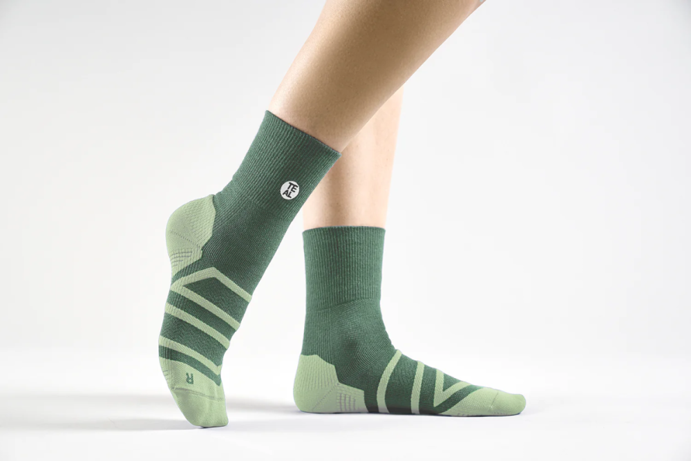 Teal Project Performance Sock Mid Olive/Lint Gr. M