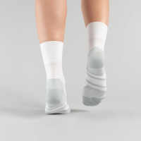 Teal Project Performance Sock Mid White/Pebble Gr. L