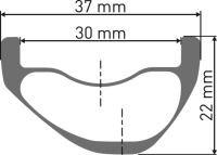 DT Swiss EXC 1200 SPLINE Laufrad 29" CL 30 148/12mm MS XD