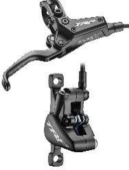 TRP Scheibenbremse MTB hinten EVO X HD​-​M9020 2​-​Piston für Rotor 1.8 – Schwarz