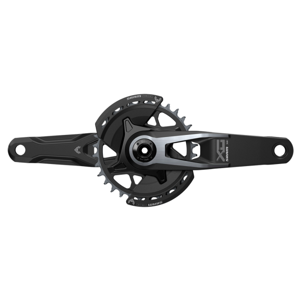 SRAM Crankset X0 Eagle AXS Transmission Q174 MTB Wide DUB, black/silver