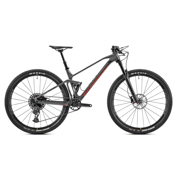 Mondraker F-PODIUM DC CARBON, grey / carbon / red